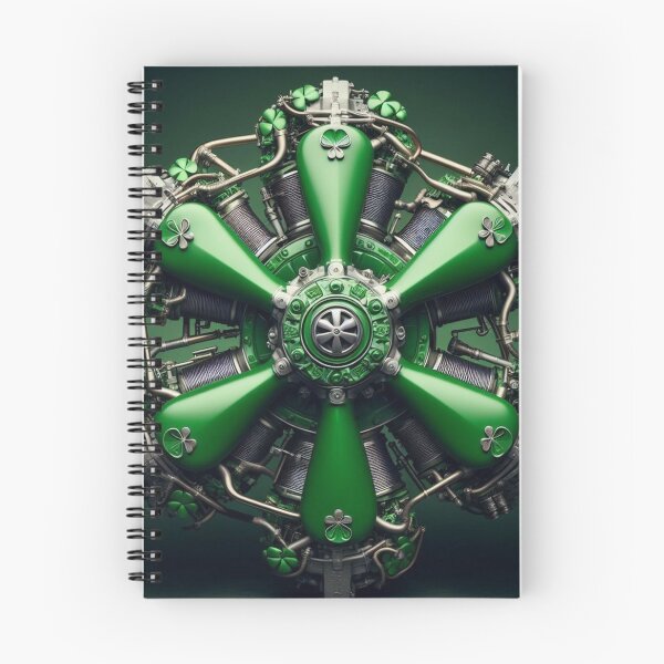 Item preview, Four leaf clover radial engine designed and sold by SkywardTreasure.
