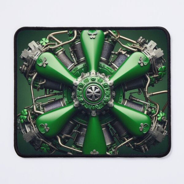 Item preview, Four leaf clover radial engine designed and sold by SkywardTreasure.