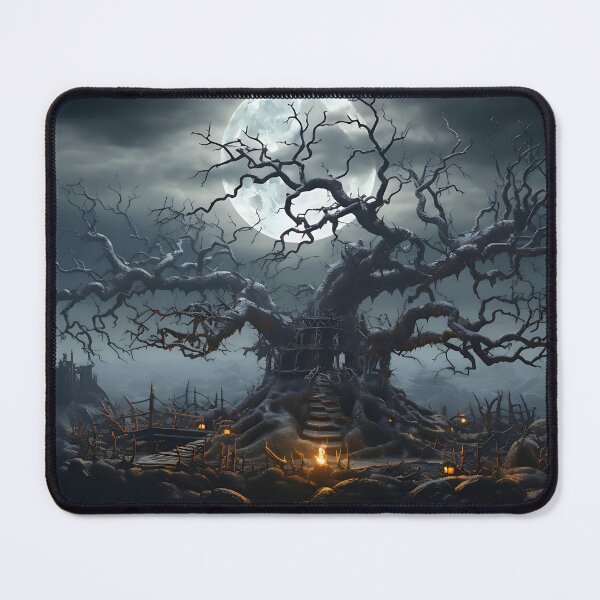 Item preview, Halloween - Haunted Tree designed and sold by KootenayDesigns.