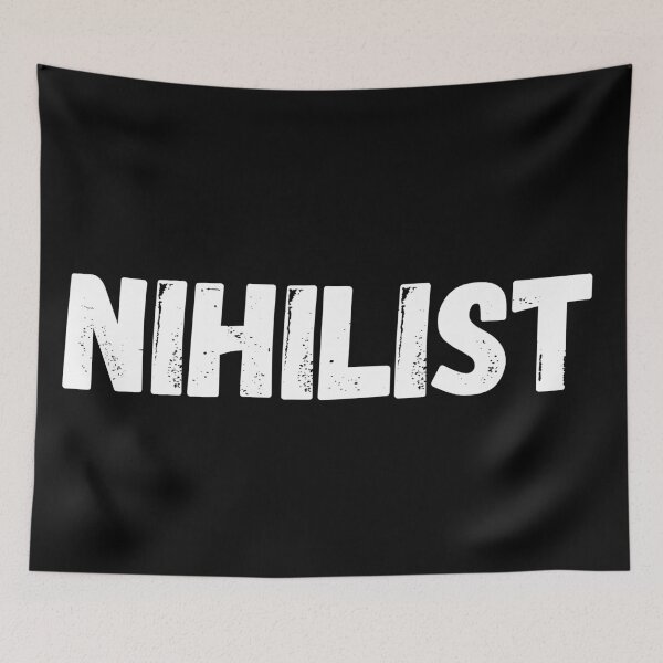 Item preview, nihilist designed and sold by Wortklauberei.