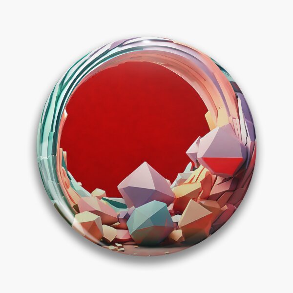 Item preview, Geometric low poly design in pastel hues for a soft, elegant designed and sold by Tchoice.