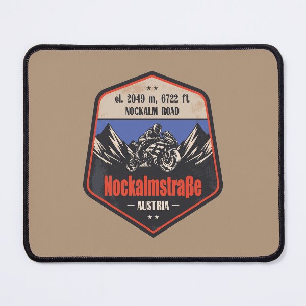 Item preview, Nockalmstraße (Nockalm Road) Austria Motorcycling Mountain Design designed and sold by CynthiaGraphics.
