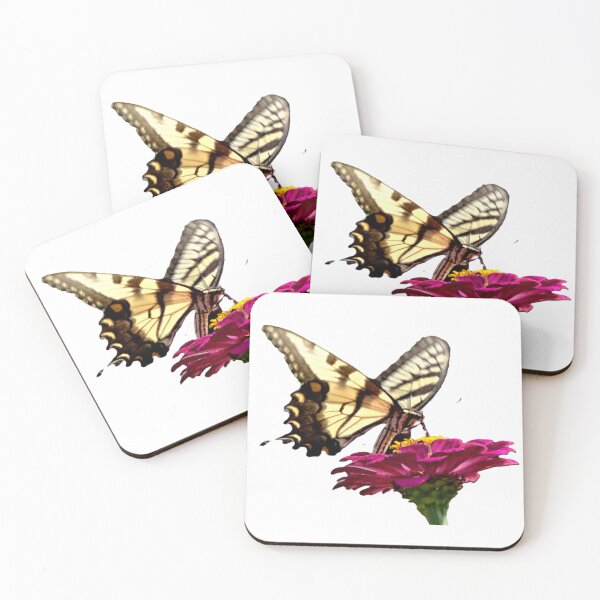 Item preview, Butterfly and Pink Zinnia designed and sold by CarolBeeDesigns.