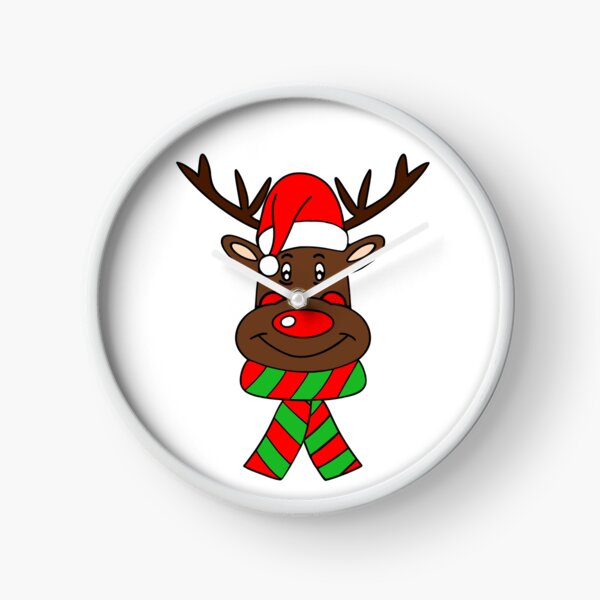 Item preview, Reindeer Head Santa Hat - Funny Reindeer Christmas designed and sold by Sartoris Art.