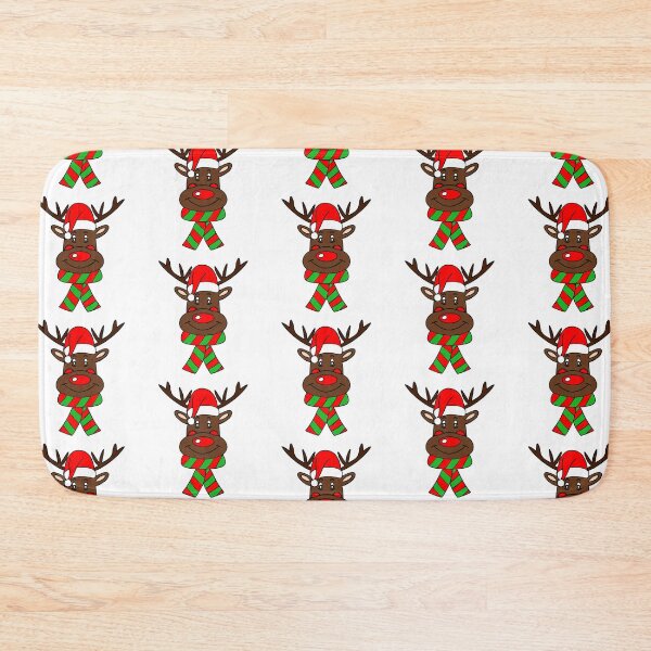 Item preview, Reindeer Head Santa Hat - Funny Reindeer Christmas designed and sold by Sartoris Art.