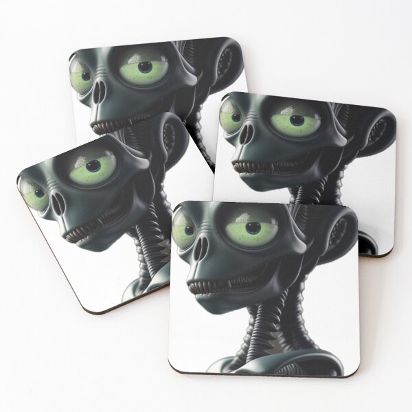 Item preview, Green Eyed Green Alien designed and sold by PrintMeOnYou.