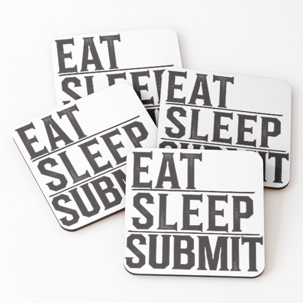Item preview, Martial arts eat sleep submit BJJ box kick-boxing designed and sold by Newhyperion.