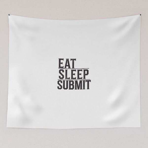 Item preview, Martial arts eat sleep submit BJJ box kick-boxing designed and sold by Newhyperion.