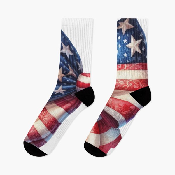 Item preview, Coquette American Flag Bow,Flowers designed and sold by deniz kaya.