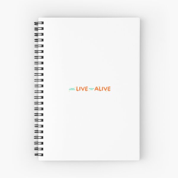 Item preview, I Just Wanna Live While I'm Alive - Bon Jovi designed and sold by Katy Hartman.