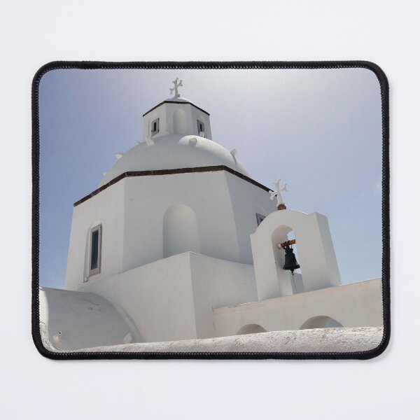 Item preview, The little church of Saint Minas in the old town of Fira in Santorini designed and sold by buttonpresser.