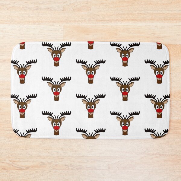 Item preview, Cute Red Nosed Reindeer - Funny Reindeer Christmas designed and sold by Sartoris Art.