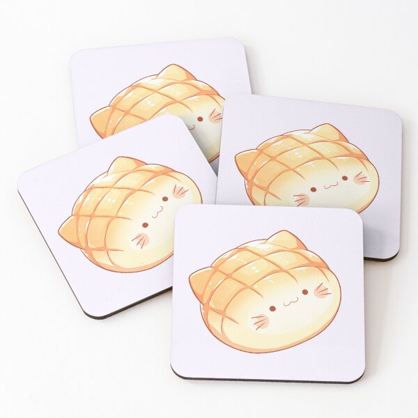 Item preview, Cat Melonpan Japanese Melon Bread designed and sold by NikoNekoDesigns.