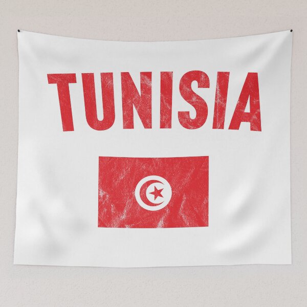 Artikelvorschau, Tunesien Flagge entworfen und verkauft von PaulSDesign.