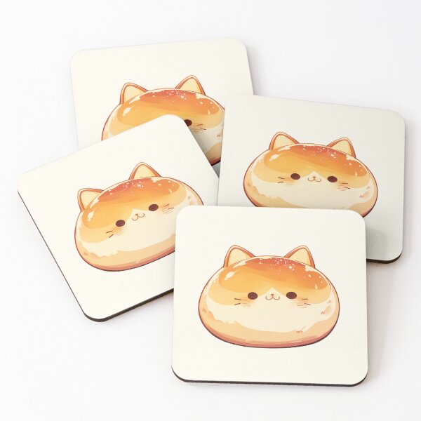 Item preview, Cat Japanese Milk Bun designed and sold by NikoNekoDesigns.