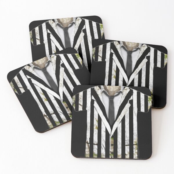 Item preview, Black and White Vertical Stripe Suit top Design designed and sold by Pickle Wicked Designs.