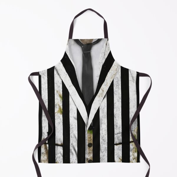 Item preview, Black and White Vertical Stripe Suit top Design designed and sold by Pickle Wicked Designs.