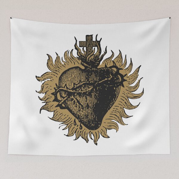 Item preview, Vintage Most Sacred Heart of Jesus designed and sold by Beltschazar.