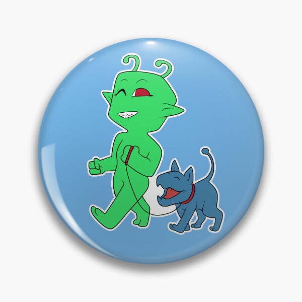 Item preview, Copy of Cute Alien Walking Their dog, F designed and sold by ActionJack1153.
