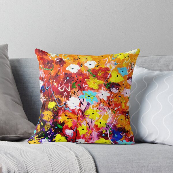 Aperçu de l'œuvre Peinture de fleurs abstraites créée et vendue par SamirArt.