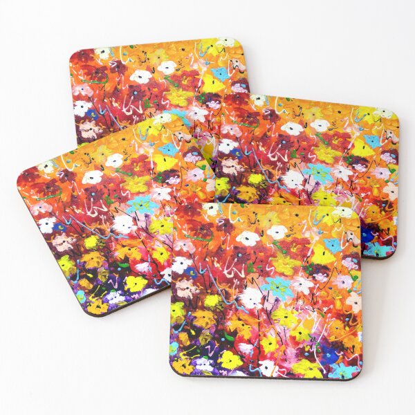 Item preview, Abstract Flowers Painting designed and sold by SamirArt.