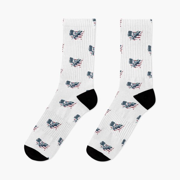 Item preview, Patriotic Fighter Jet USA designed and sold by SkywardTreasure.