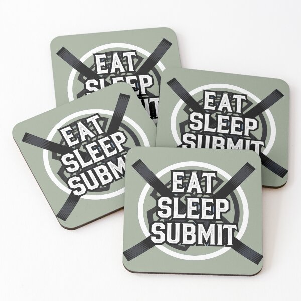 Item preview, Martial arts eat sleep submit BJJ box green designed and sold by Newhyperion.