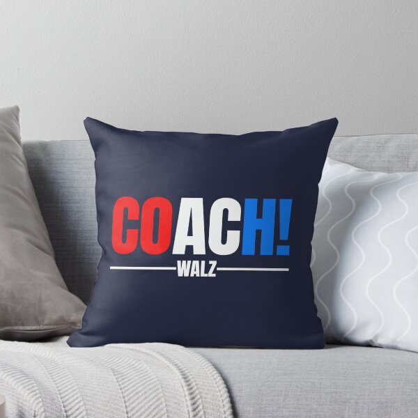 Item preview, Coach! Walz - red white blue (on blue) designed and sold by Thelittlelord.