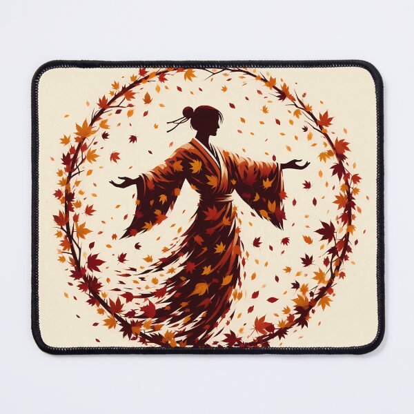 Item preview, Man in Kimono Made of Leaves, Ai Generated Art designed and sold by ACC .