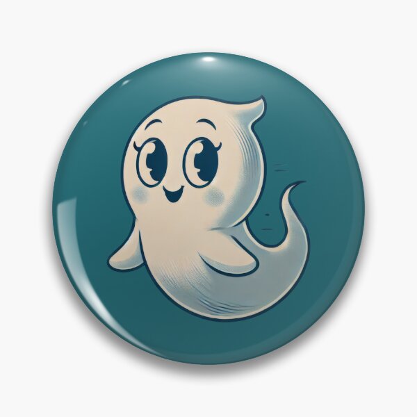 Item preview, Retro cute ghost girl designed and sold by FatBirdie.