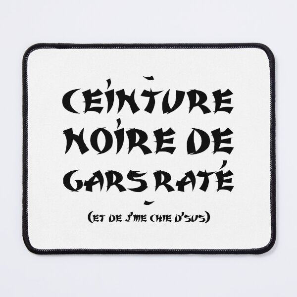 Item preview, I'M A BLACK BELT OF A FAILED GUY! (karate, humor) designed and sold by francoisville.