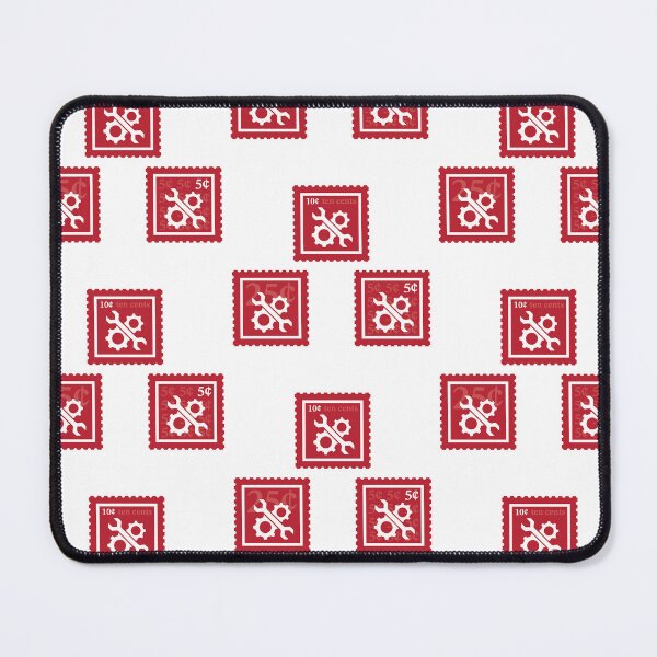 Item preview, Mechanical Engineering | Cherry Red & White Stamps | College Automation Major | Robotic Mechanics Graduate School Class | Manufacture Engineer Job | University Degree Minor | StampHeed 002 designed and sold by StampHeed.