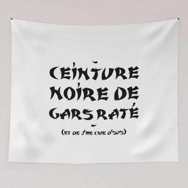 Item preview, I'M A BLACK BELT OF A FAILED GUY! (karate, humor) designed and sold by francoisville.