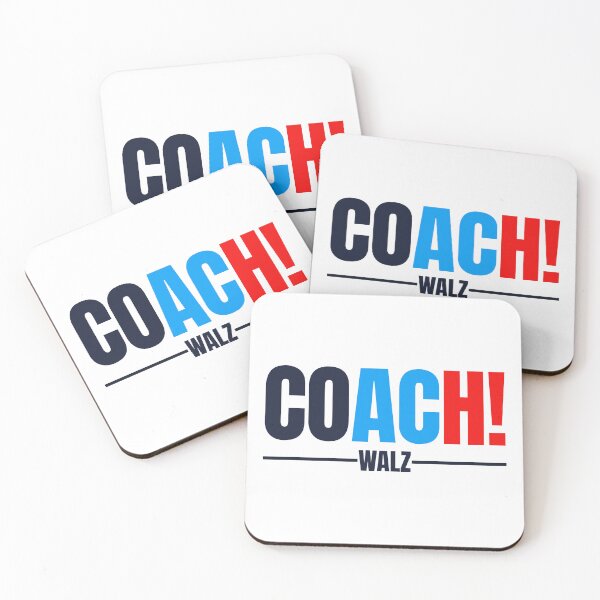 Item preview, Coach! Walz - navy blue, blue, and red designed and sold by Thelittlelord.