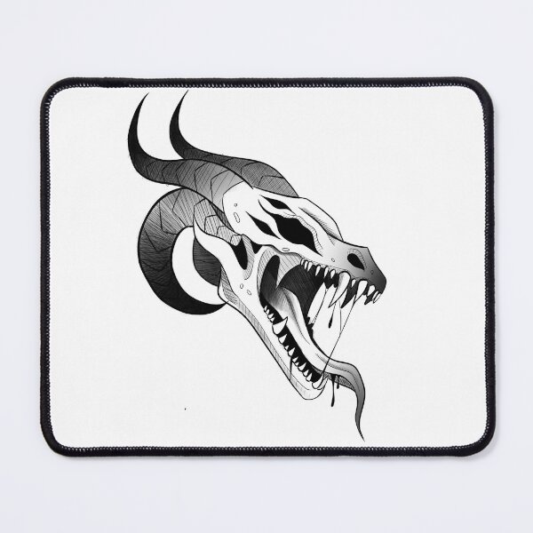 Item preview, Dragon skull designed and sold by VelenInk.