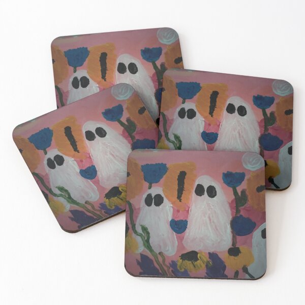 Item preview, Three ghosts in a flowermeadow designed and sold by skaissunflowers.