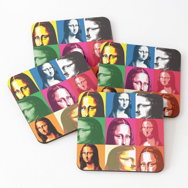 Item preview, Pop Mona Lisa Pattern designed and sold by VibeHiveThreads.