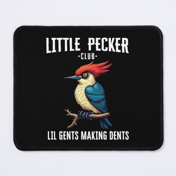 Item preview, Little Pecker Club Lil Gents Making Dents Funny Woodpecker Humor designed and sold by ivotee.