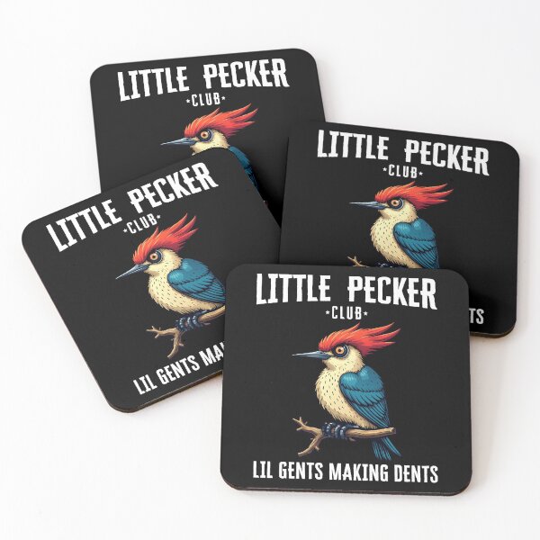Item preview, Little Pecker Club Lil Gents Making Dents Funny Woodpecker Humor designed and sold by ivotee.