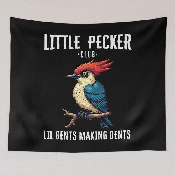 Item preview, Little Pecker Club Lil Gents Making Dents Funny Woodpecker Humor designed and sold by ivotee.
