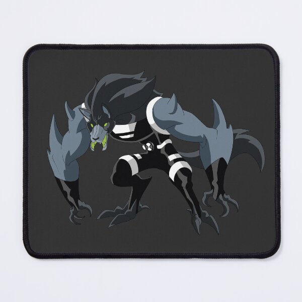 Item preview, Wolf alien cartoon adult form, B10 fan art sticker designed and sold by ActionJack1153.