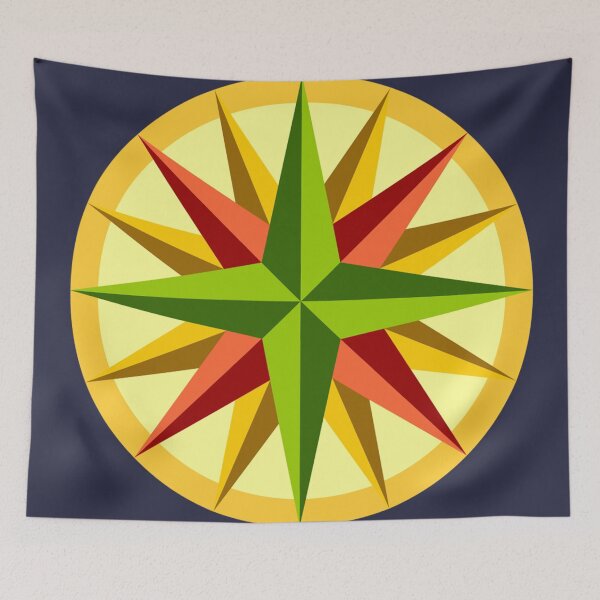 Item preview, Star quilt pattern within a circle. designed and sold by claireseyeview.