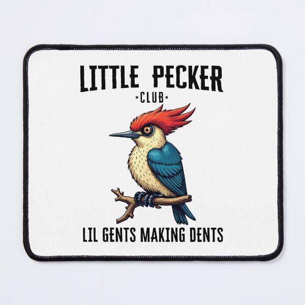 Item preview, Little Pecker Club Lil Gents Making Dents Funny Woodpecker Humor designed and sold by ivotee.