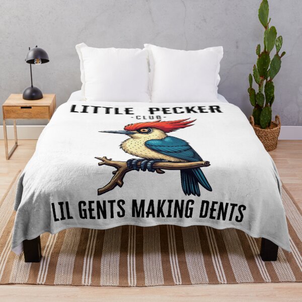 Item preview, Little Pecker Club Lil Gents Making Dents Funny Woodpecker Humor designed and sold by ivotee.