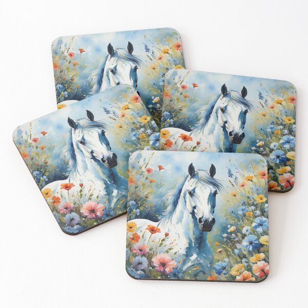 Item preview, Watercolor Horse In Flowers designed and sold by Gabriela McDaniel.