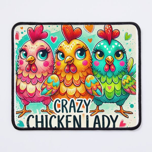 Item preview, Crazy Chicken Lady designed and sold by deniz kaya.