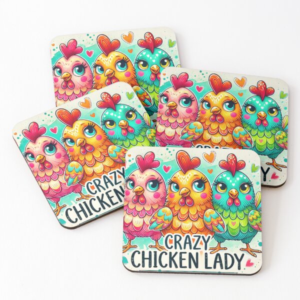 Item preview, Crazy Chicken Lady designed and sold by deniz kaya.