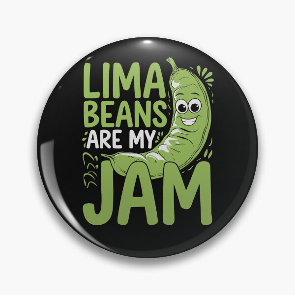 Item preview, Vegetarian Lima Beans Are My Jam Funny Vegetarian designed and sold by TeeVibesshop.