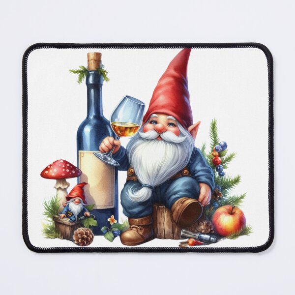 Item preview, Gnome,Wine ,Christmas, designed and sold by deniz kaya.