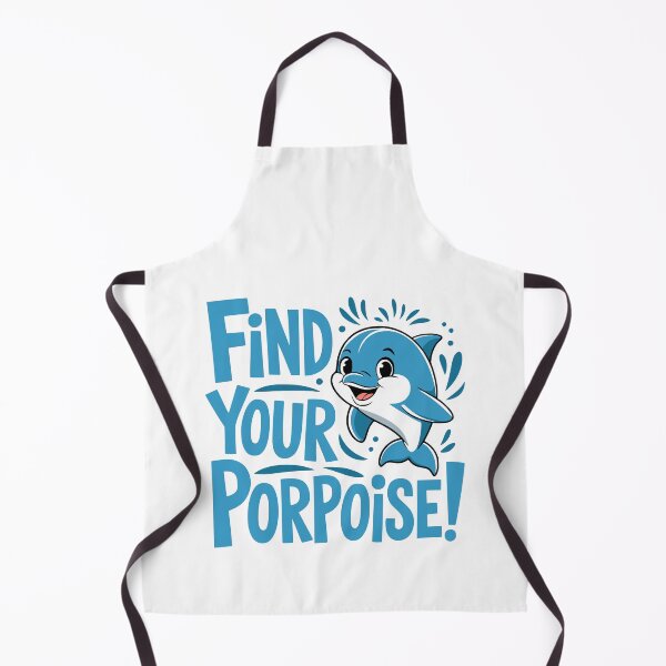Item preview, Find Your Porpoise! Cute Dolphin pun designed and sold by PMCreative.